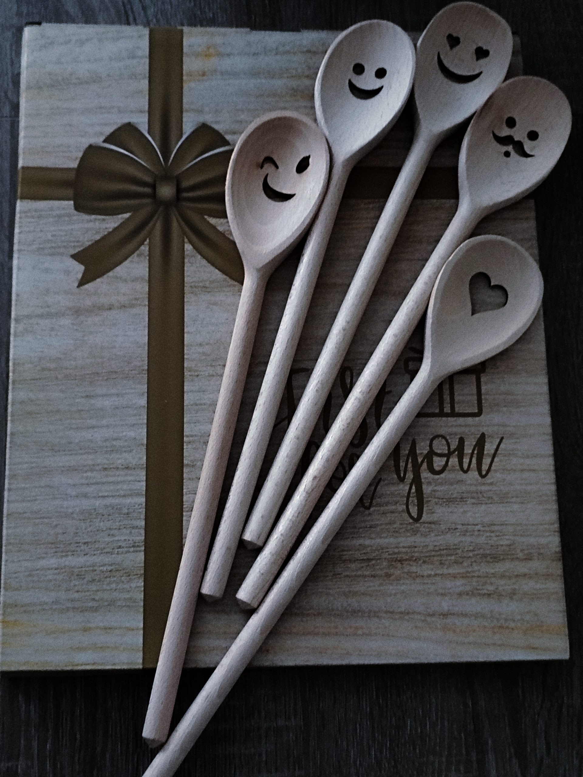 Wooden Spoons, Serving spoon, Kitchen utensil, Spoon with face Shapes, faces on wooden spoons- Organic and Durable Wood Kitchen Utensils, Eco Friendly