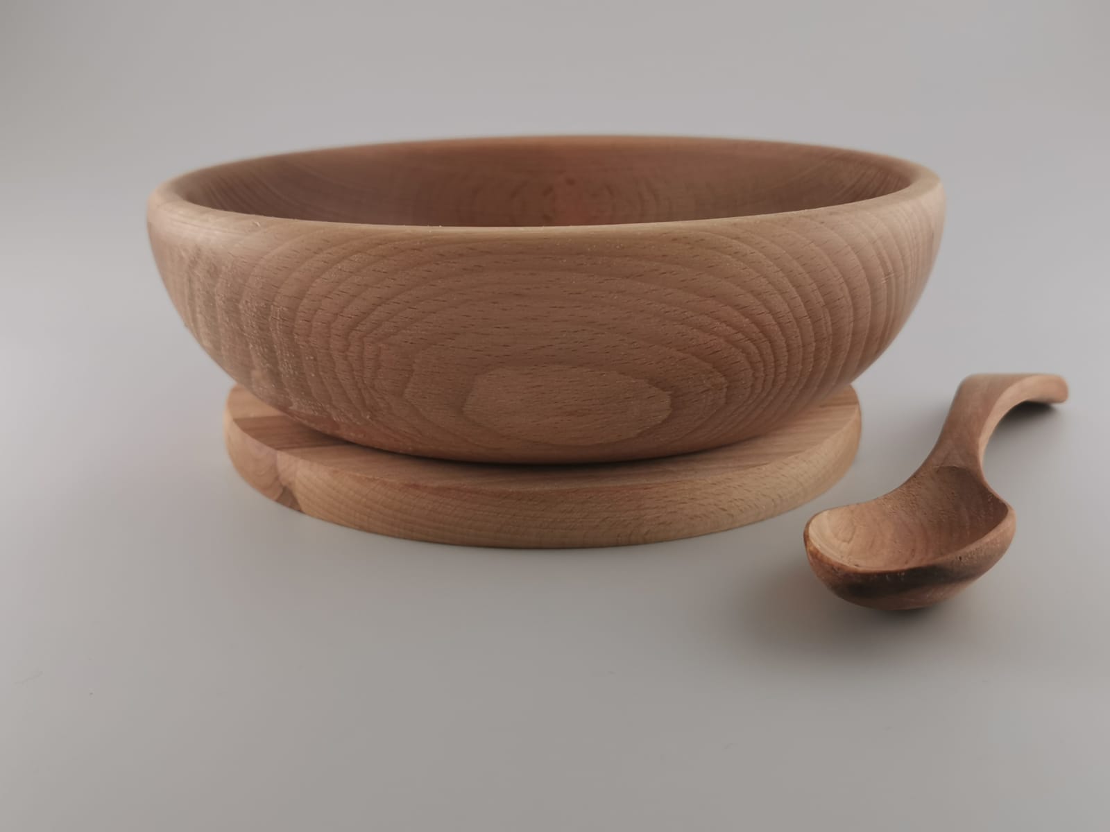 Katashut -Wooden Bowl 23-18cm, Decorative Bowl, Wood Cereal Bowl Home Décor Fruit bowl Salad Bowl Stew Soup Bowl