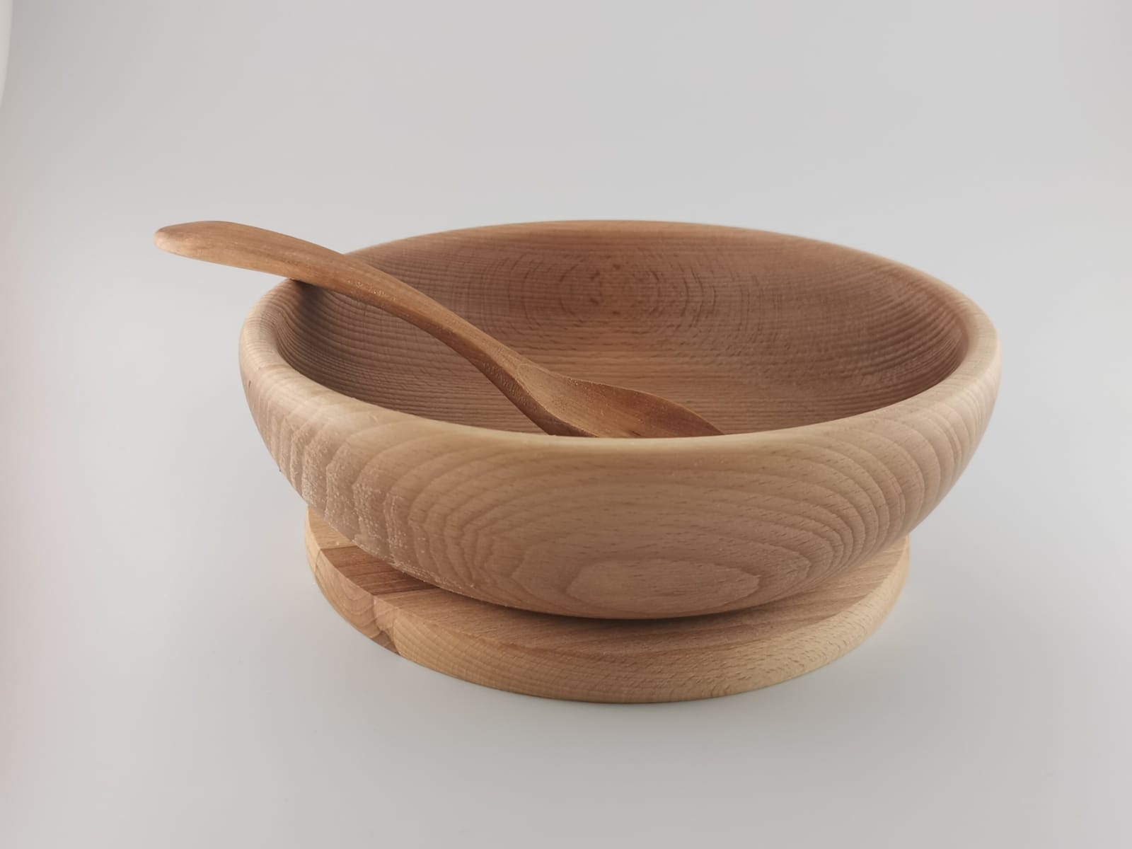 Katashut -Wooden Bowl 23-18cm, Decorative Bowl, Wood Cereal Bowl Home Décor Fruit bowl Salad Bowl Stew Soup Bowl