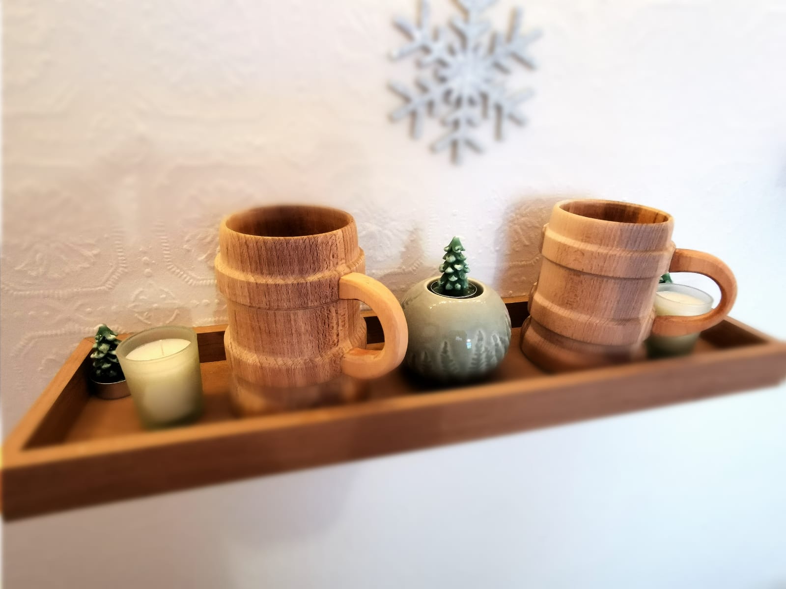 Wooden Beer mug Wooden Beer Fest Mug, Vintage Style Mug, Rustic Beer Mug Wooden Beer Mugs, Top Grade Natural Handmade Drink ware with Handle for Drinking Tea Coffee Wine Beer Hot Drinks for Men/Women